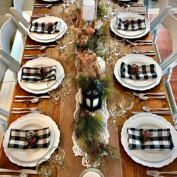 Wedding tables setup