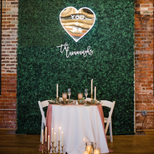 Set wedding table