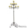 Bronze Floor Height 9 Light Candelabra