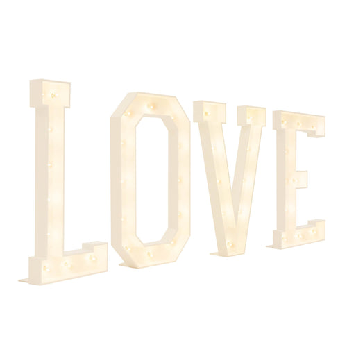 LOVE Marquee Letters