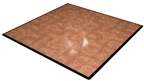 Teak 3'x3' Parquet