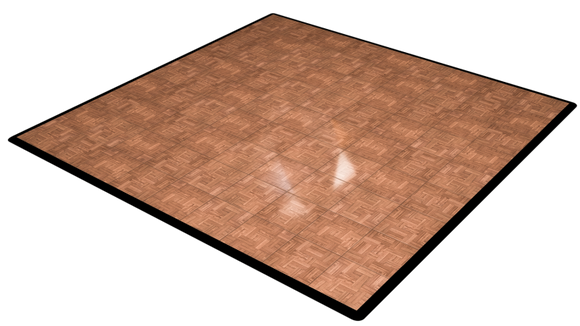 Teak 3'x3' Parquet