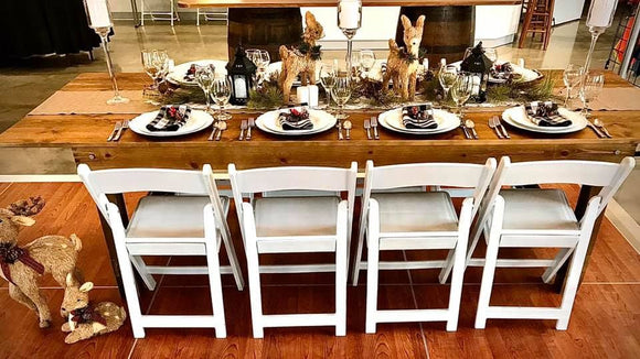 White Padded Chair