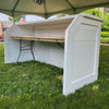 Portable 6' White Bar