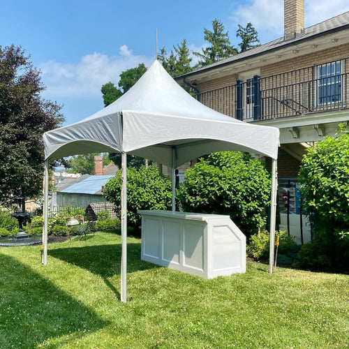 Portable 6' White Bar