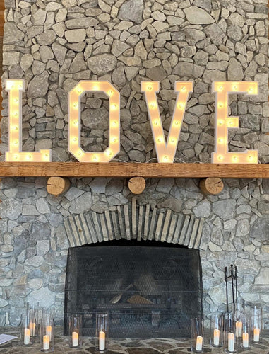 LOVE Marquee Letters