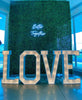LOVE Marquee Letters