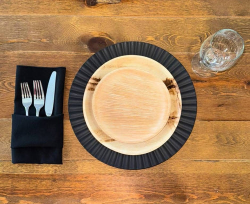 Palm Leaf Salad Plate