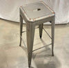 Galvanized Metal Bar Stool