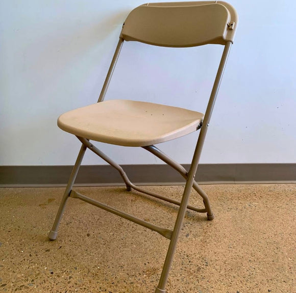 Tan Folding Chair