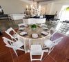 White Padded Chair