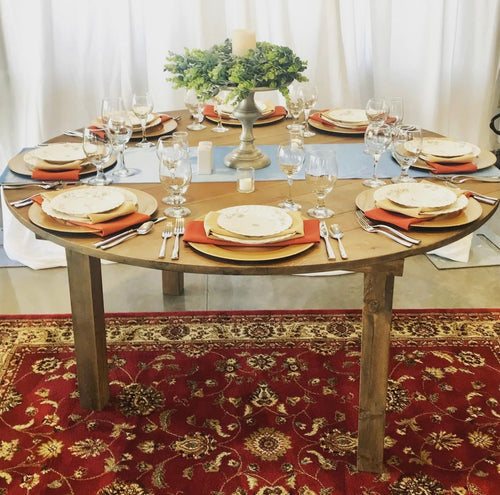 60 Round, Farm Table