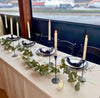 Set of 3 Black Taper Candle Sticks