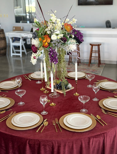 Gold Taper Candle Sticks, Set of 3