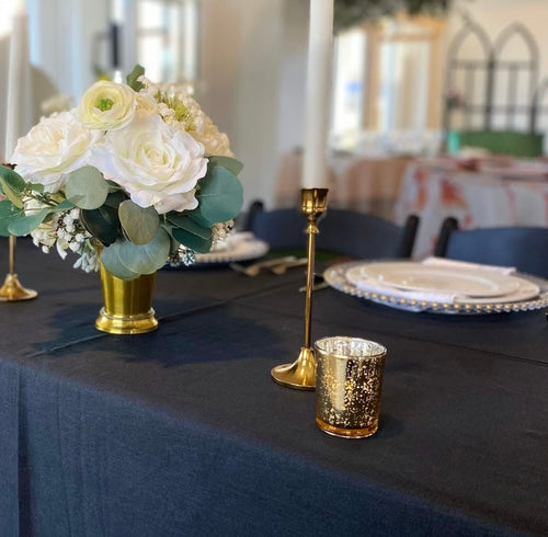 Gold Mercury Votive Candle Holder