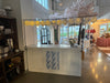 Paneled White Bar- 8ft