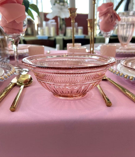 Pink Glassware Bowl