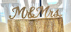 Mr & Mrs Tabletop Signs