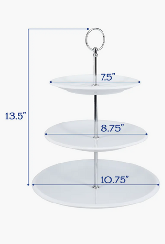 Tiered Porcelian Server