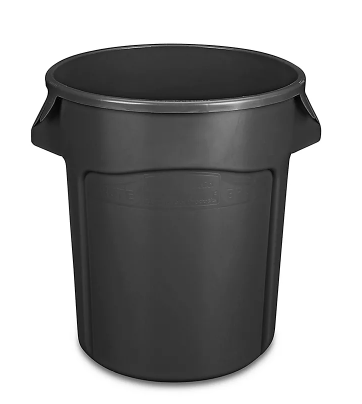Black Trash Can, 22 Gallon