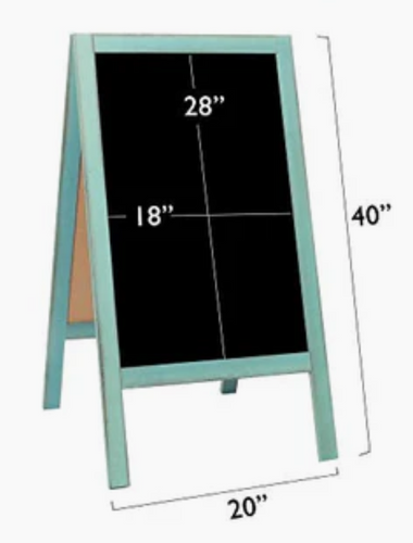 Chalkboard Easel