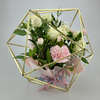 Gold Prism Centerpiece/Candle Holder