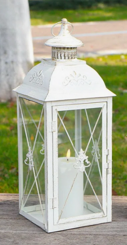 Cream White Rustic Lanterns