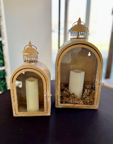 Vintage Antique Bronze Lanterns