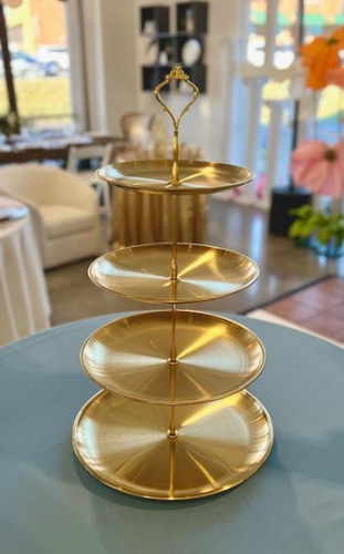 Gold Tiered Serving Stand