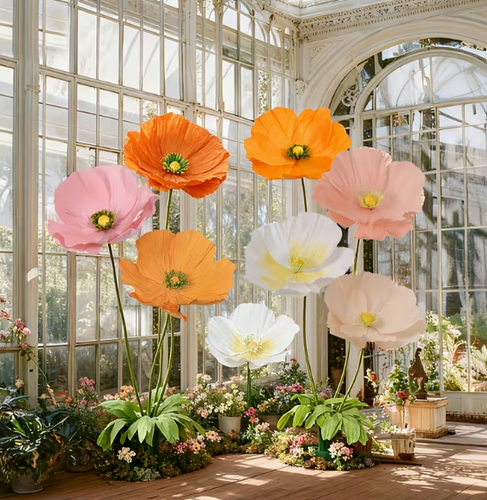 Giant Paper Flowers