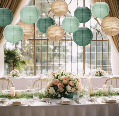 Lantern and Bulb String Lights