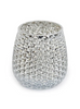 Silver Mercury Textured Vase/Candle Holder