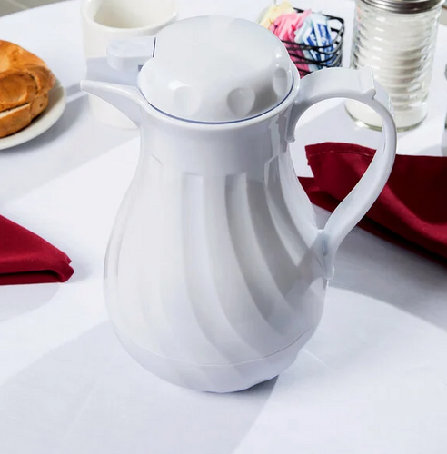 White Insulated Carafe/Pitcher