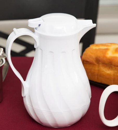 White Insulated Carafe/Pitcher
