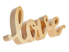 Gold Wooden Love Sign