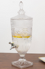 Clear Glass Beverage/Drink Dispenser