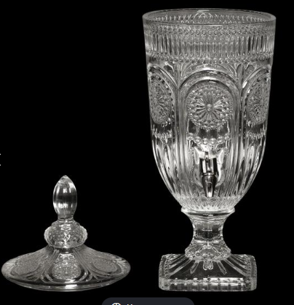 Clear Glass Beverage/Drink Dispenser