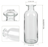 Clear Bottle Vases
